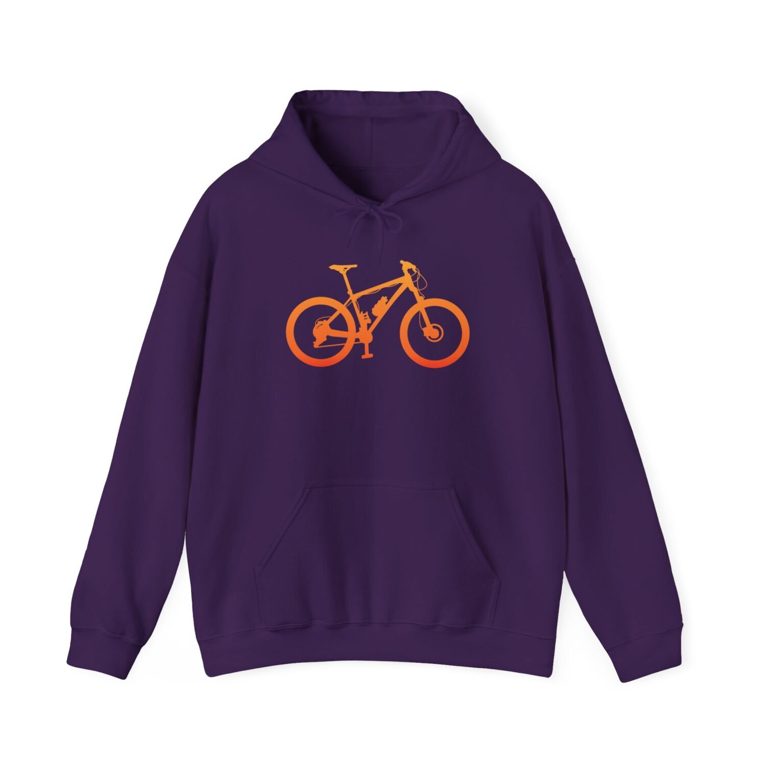 Mountain Bike Hoodie — Orange Gradient Bike Graphic for Cyclists & Outdoor Enthusiasts - Image 55