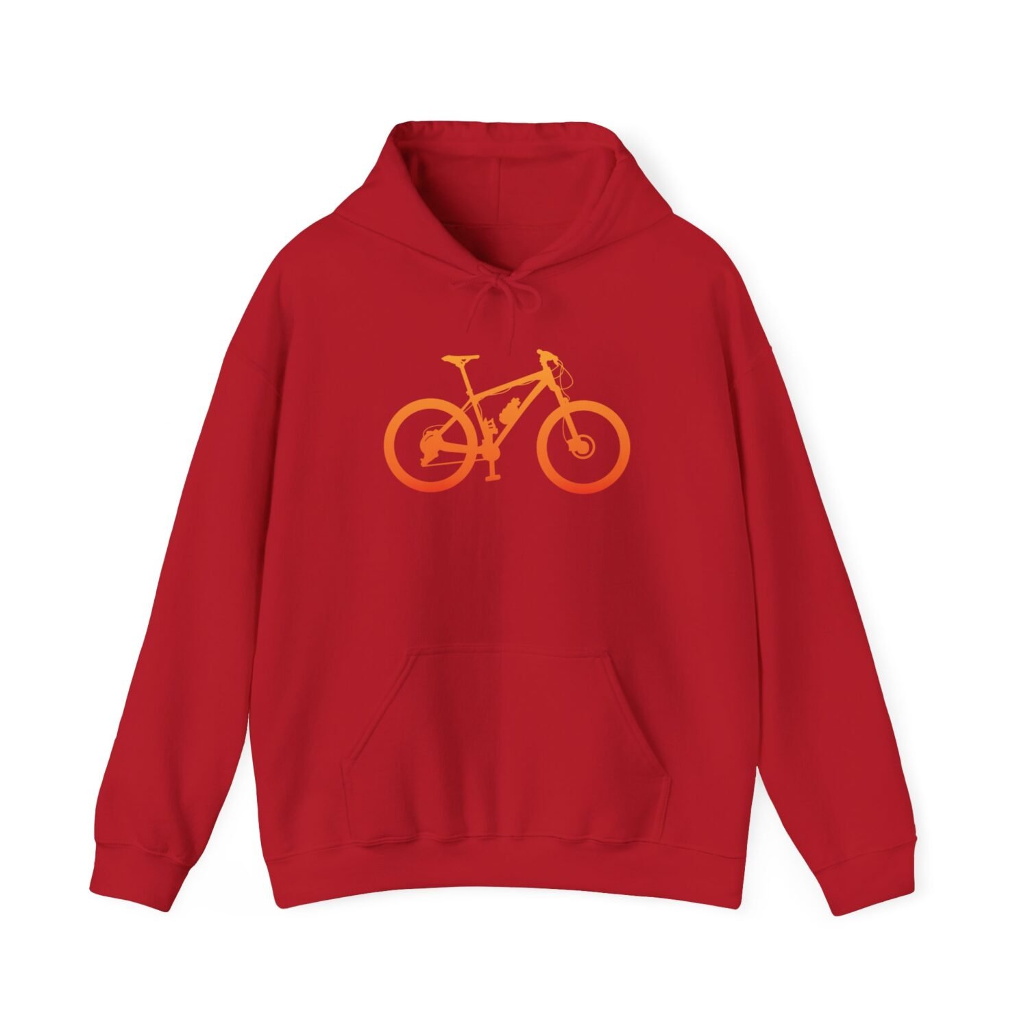 Mountain Bike Hoodie — Orange Gradient Bike Graphic for Cyclists & Outdoor Enthusiasts - Image 61