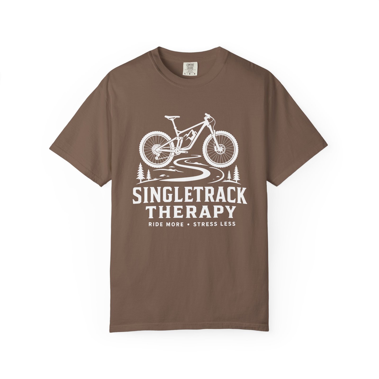 Singletrack Therapy Mountain Bike Graphic T-Shirt - Image 6