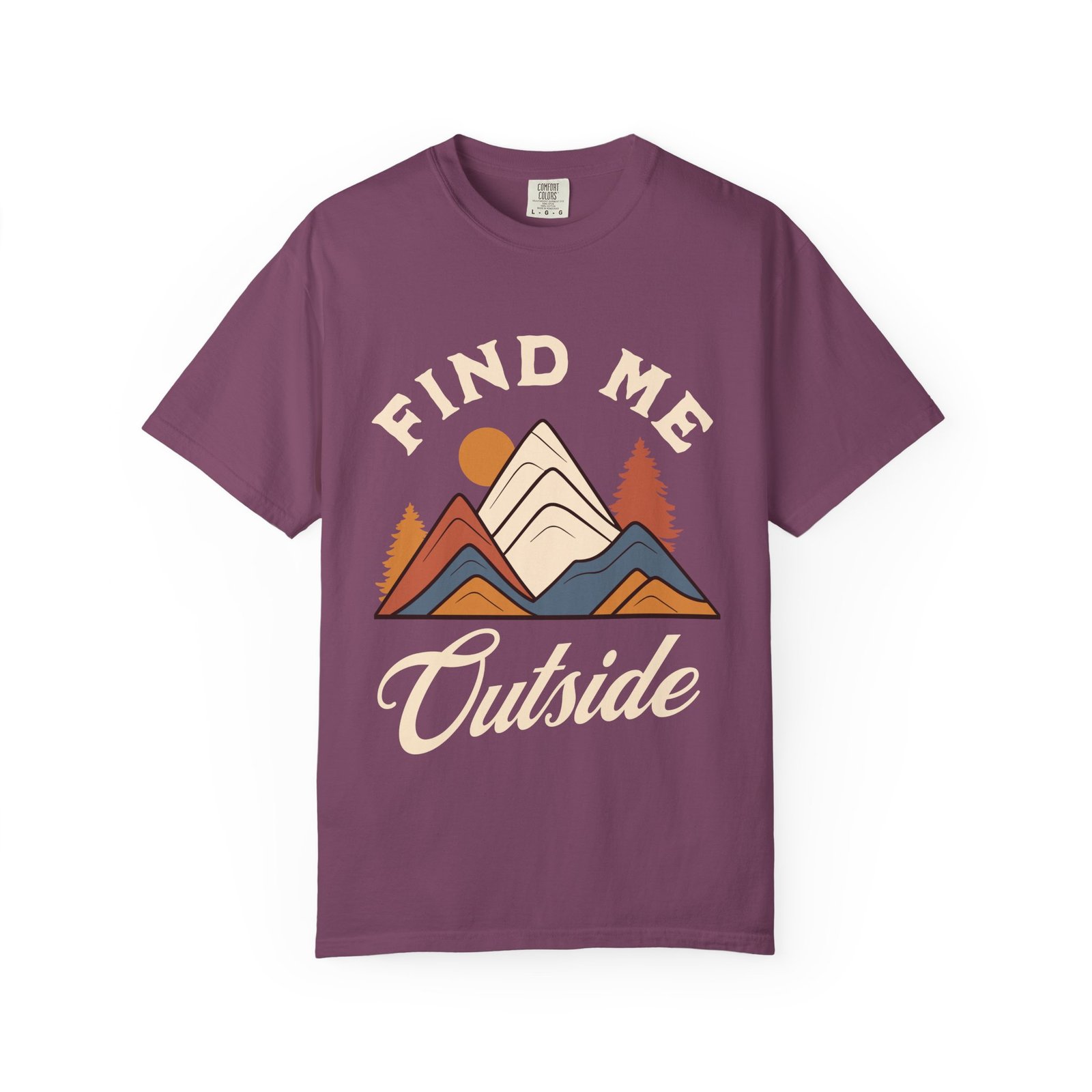 Find Me Outside Hiking T-Shirt - Image 6