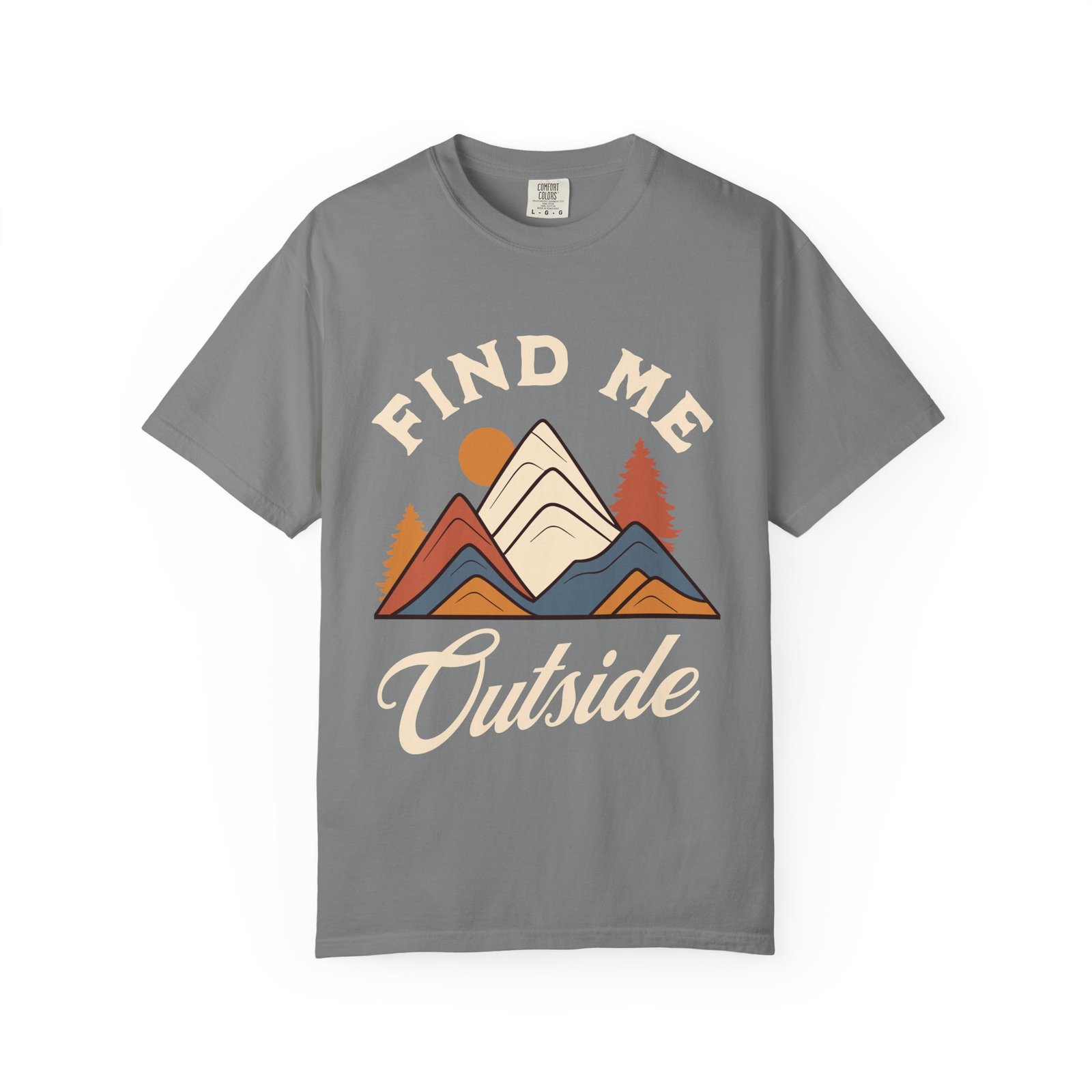 Find Me Outside Hiking T-Shirt - Image 4