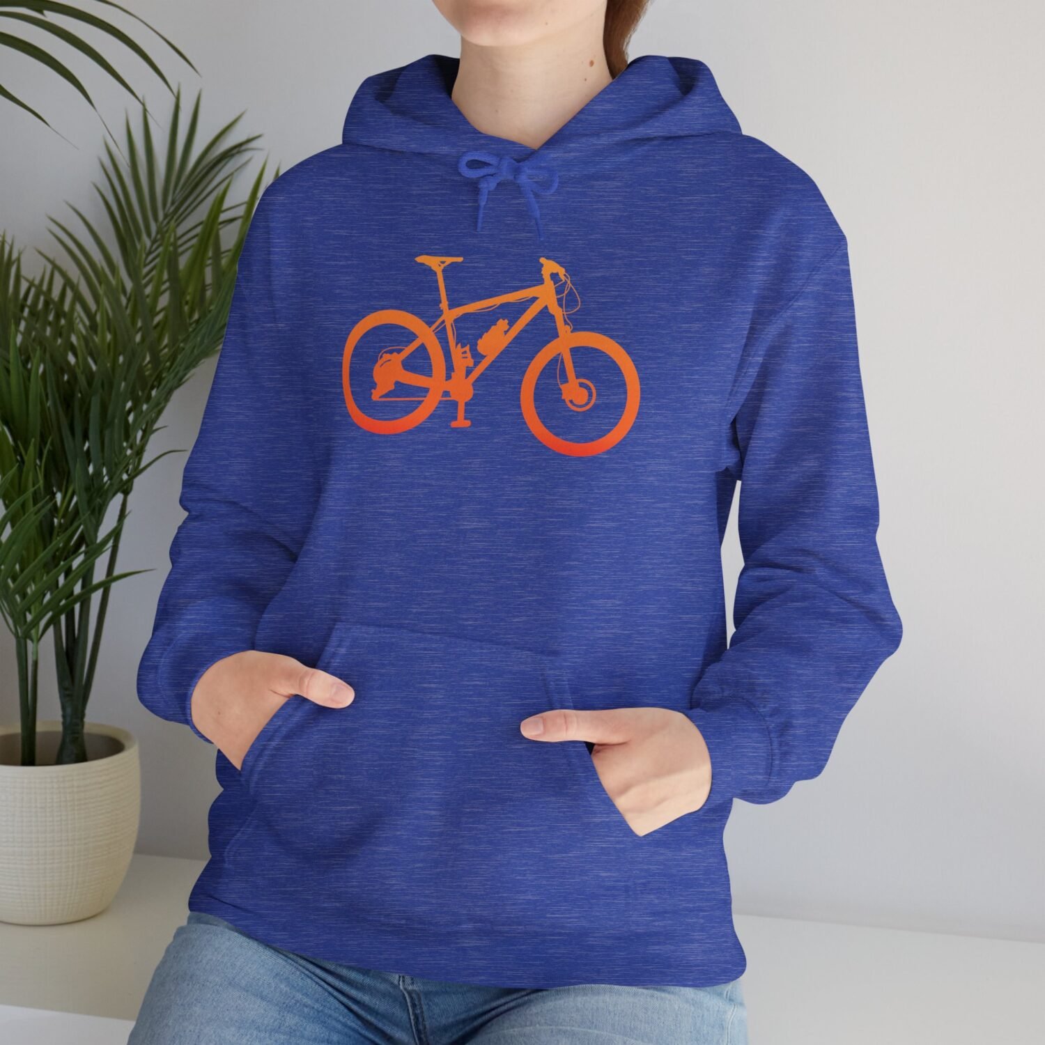 Mountain Bike Hoodie — Orange Gradient Bike Graphic for Cyclists & Outdoor Enthusiasts - Image 40