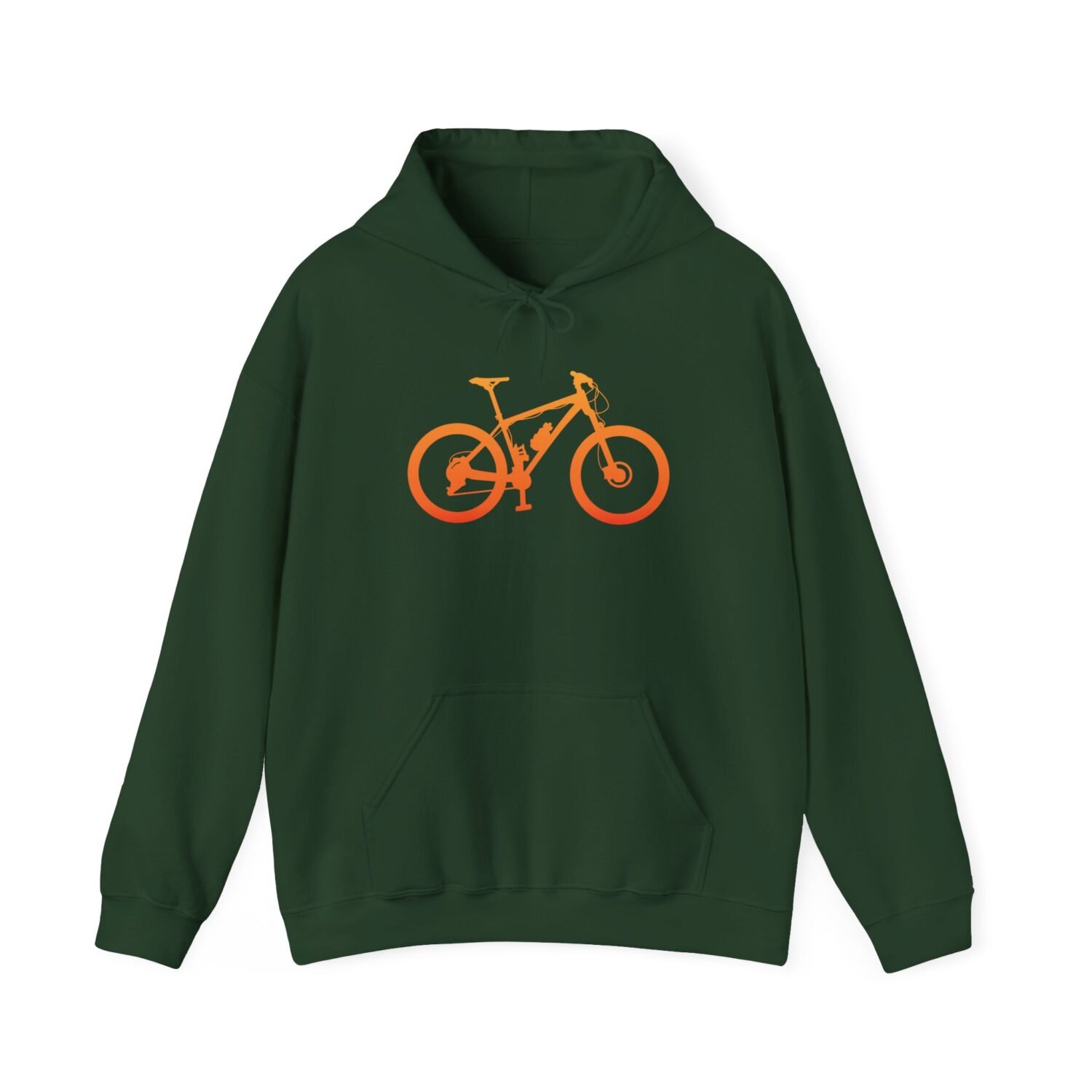 Mountain Bike Hoodie — Orange Gradient Bike Graphic for Cyclists & Outdoor Enthusiasts - Image 19