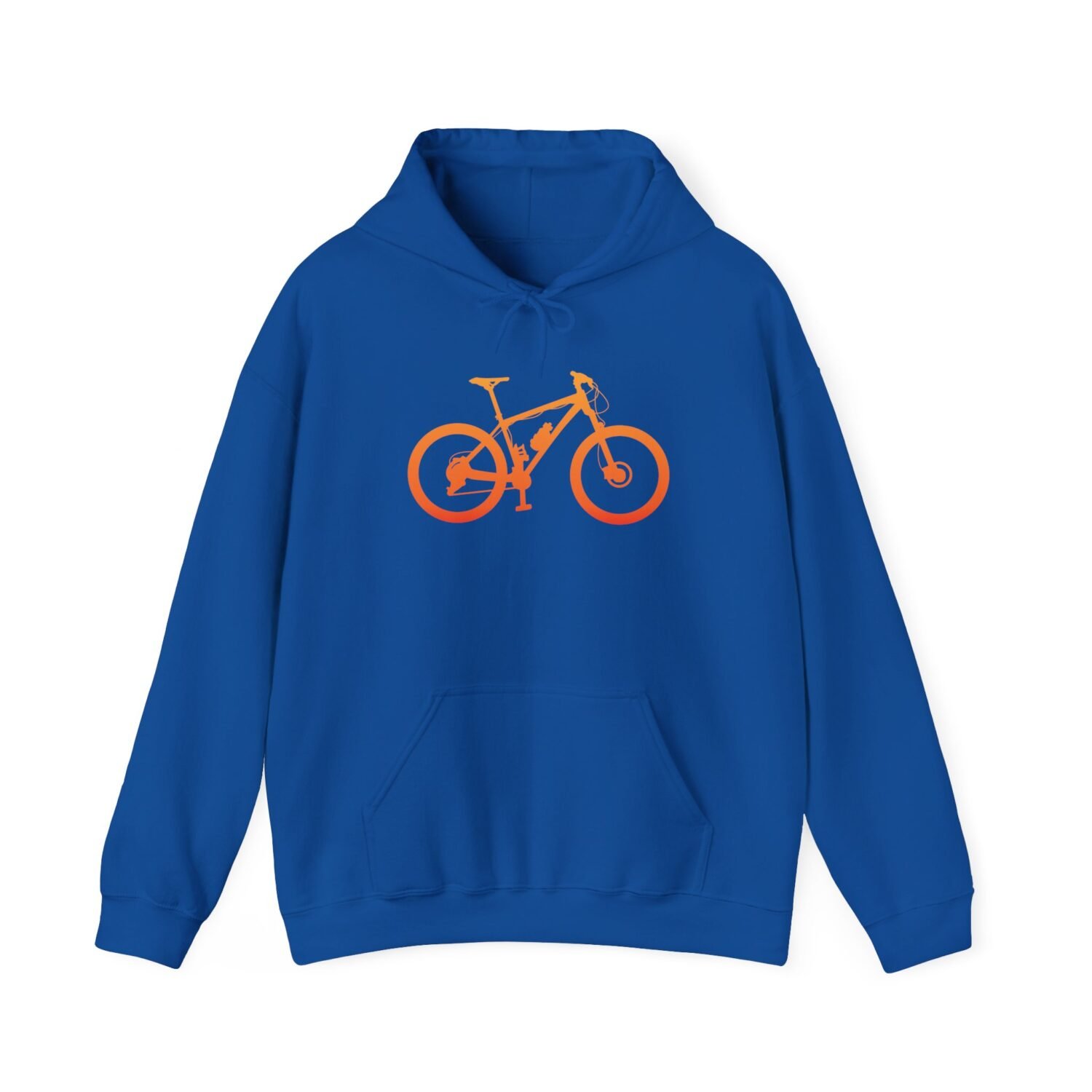 Mountain Bike Hoodie — Orange Gradient Bike Graphic for Cyclists & Outdoor Enthusiasts - Image 43