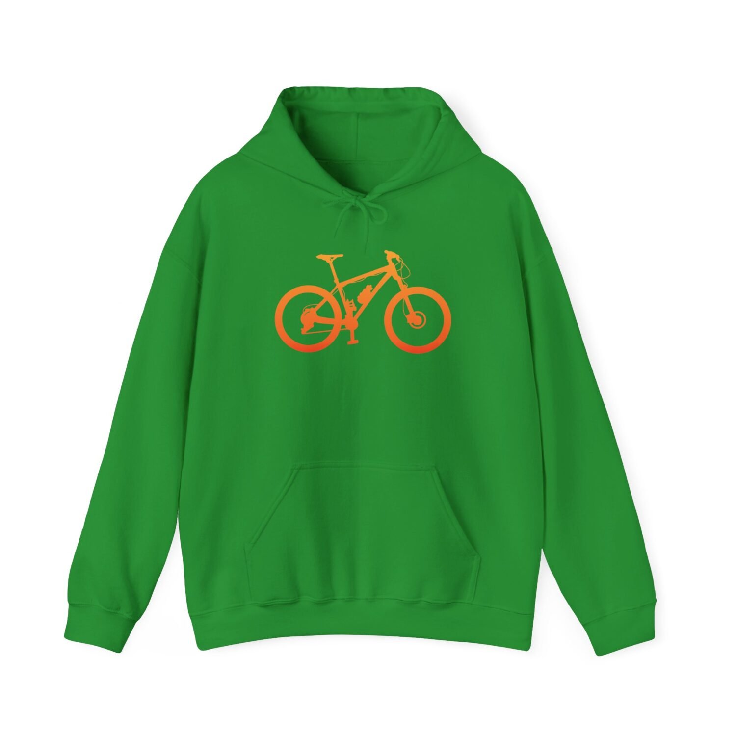 Mountain Bike Hoodie — Orange Gradient Bike Graphic for Cyclists & Outdoor Enthusiasts - Image 25