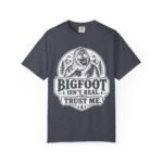 Bigfoot Isn't Real Trust Me Funny Vintage Cryptid Hiking T-Shirt