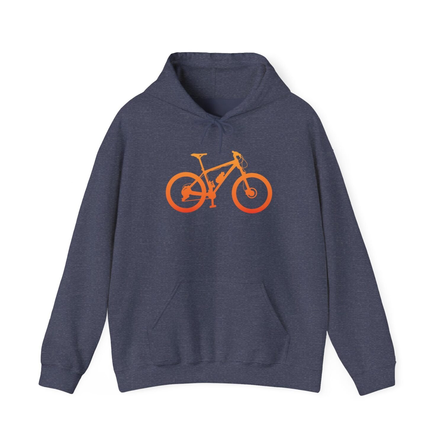 Mountain Bike Hoodie — Orange Gradient Bike Graphic for Cyclists & Outdoor Enthusiasts - Image 31