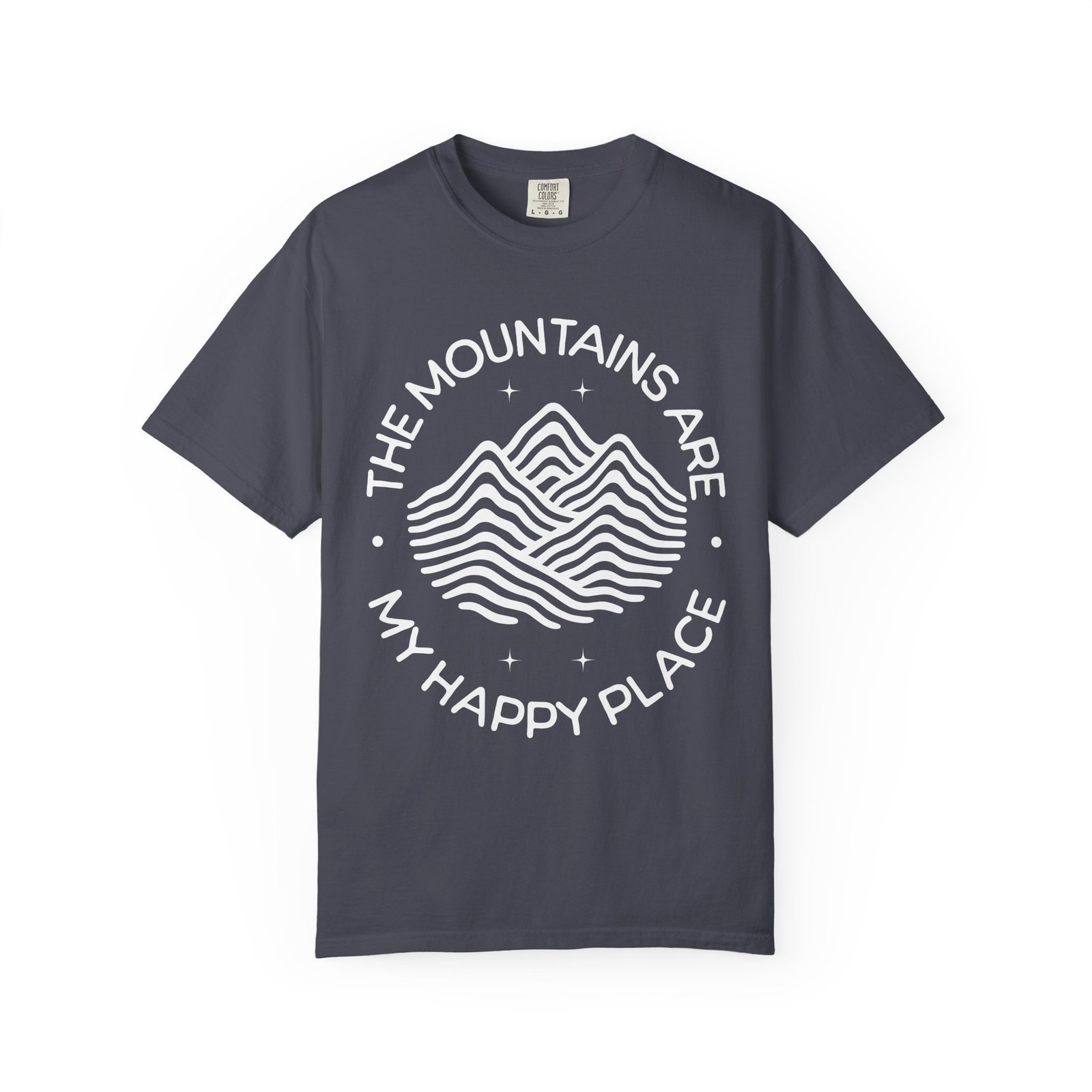 The Mountains Are My Happy Place Hiking T-Shirt