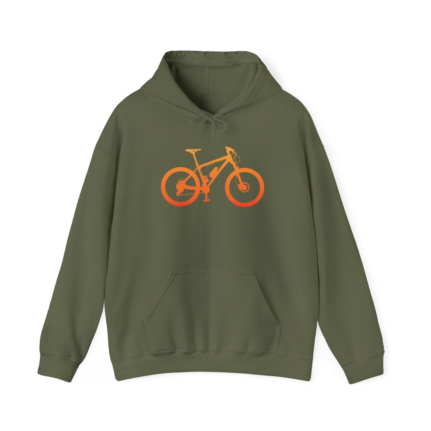 Mountain Bike Hoodie — Orange Gradient Bike Graphic for Cyclists & Outdoor Enthusiasts - Image 13