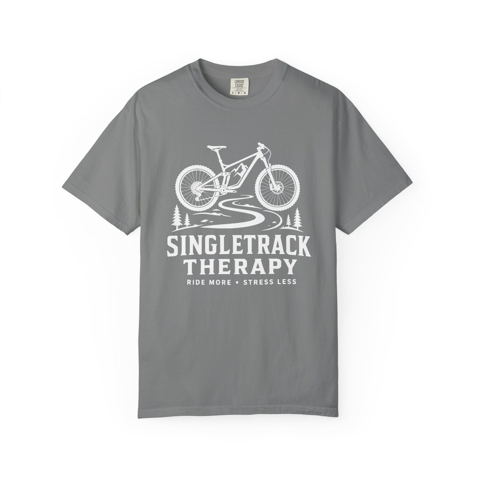 Singletrack Therapy Mountain Bike Graphic T-Shirt - Image 7