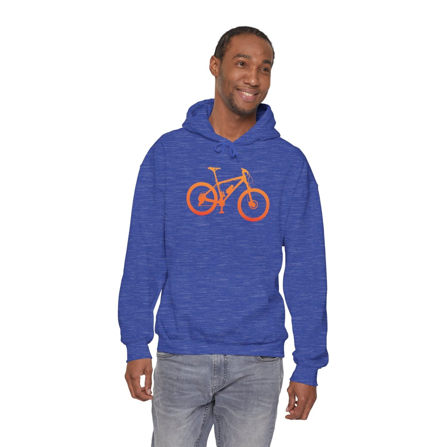 Mountain Bike Hoodie — Orange Gradient Bike Graphic for Cyclists & Outdoor Enthusiasts - Image 42