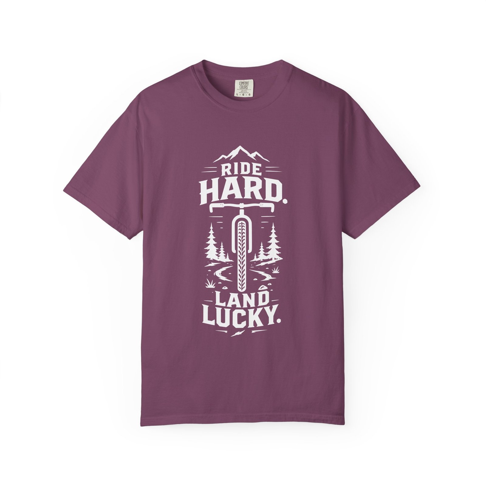 Ride Hard Mountain Bike T-Shirt - Image 6