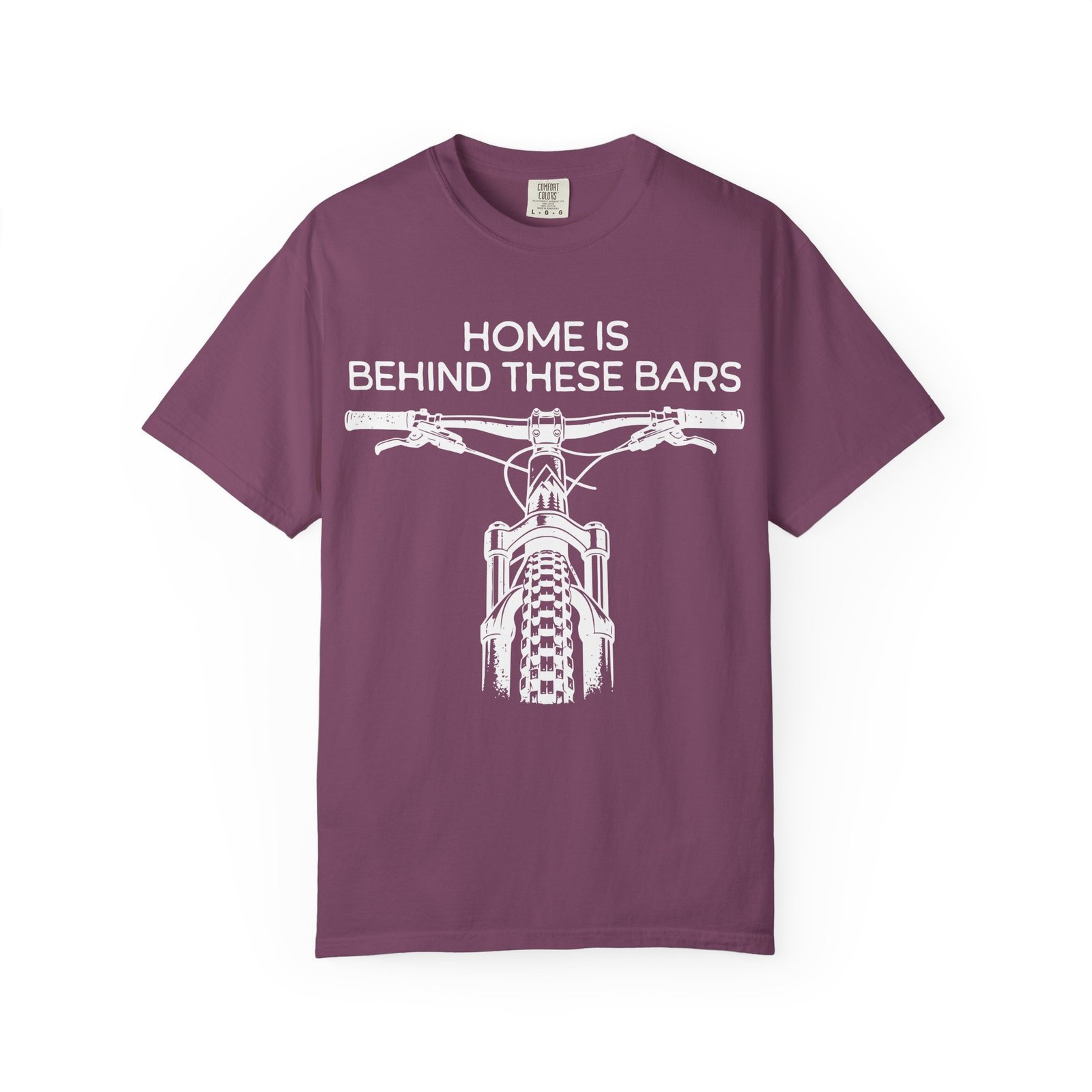 Home Is Behind These Bars Mountain Bike T-Shirt - Image 6