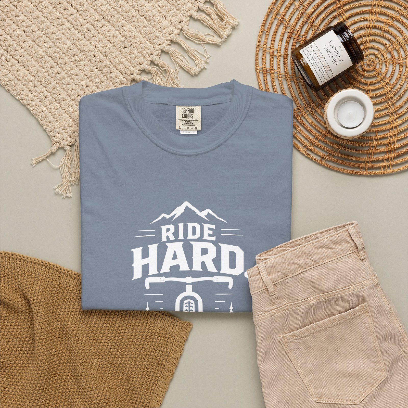 Ride Hard Mountain Bike T-Shirt - Image 7