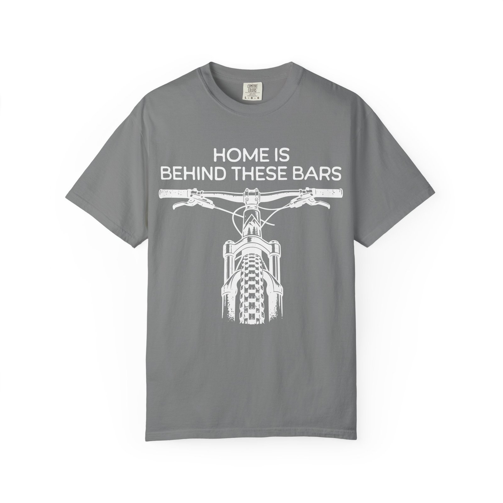 Home Is Behind These Bars Mountain Bike T-Shirt - Image 5