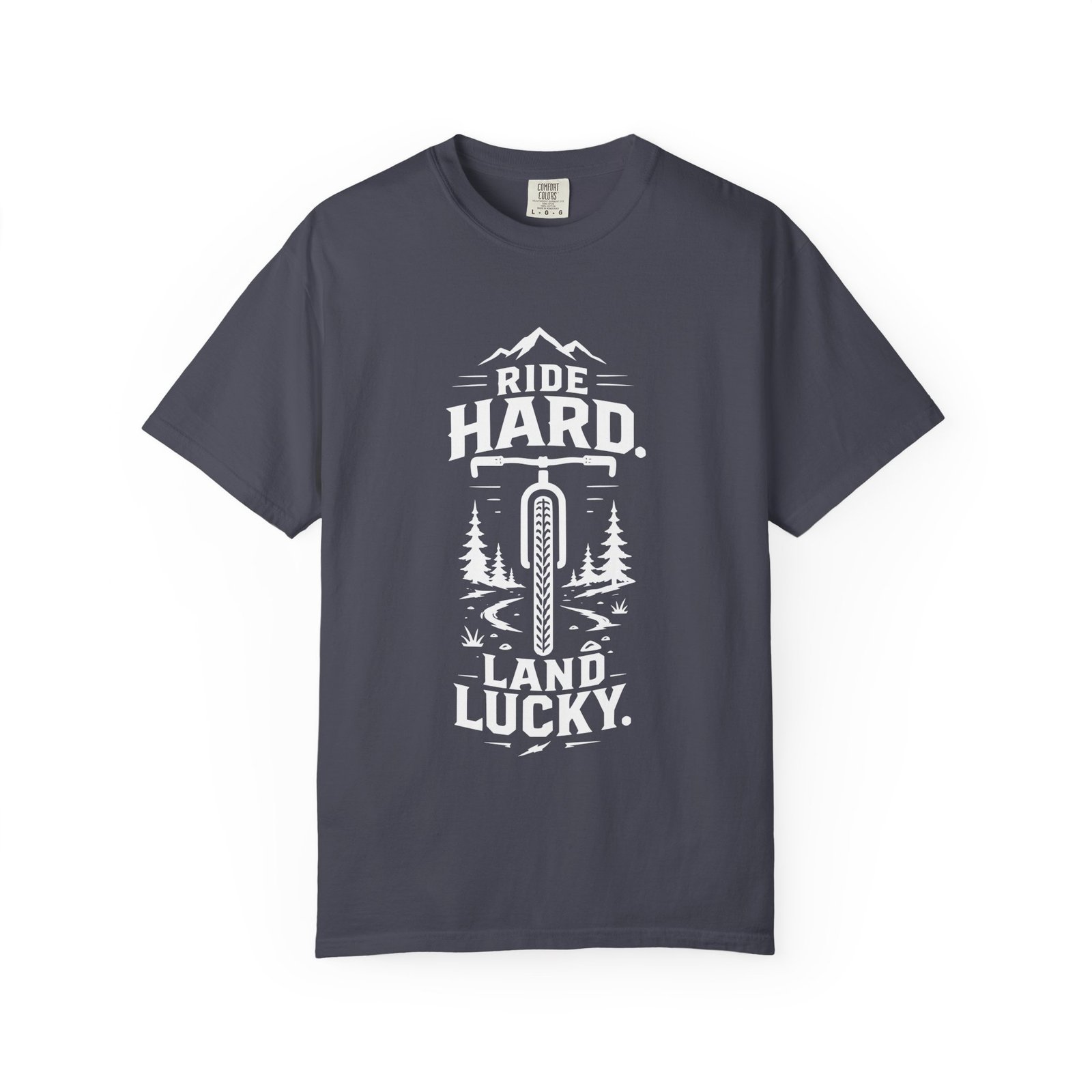 Ride Hard Mountain Bike T-Shirt - Image 3