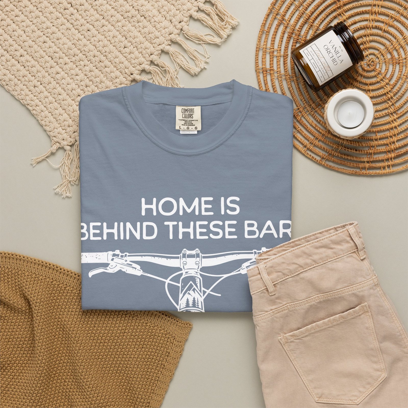 Home Is Behind These Bars Mountain Bike T-Shirt - Image 7