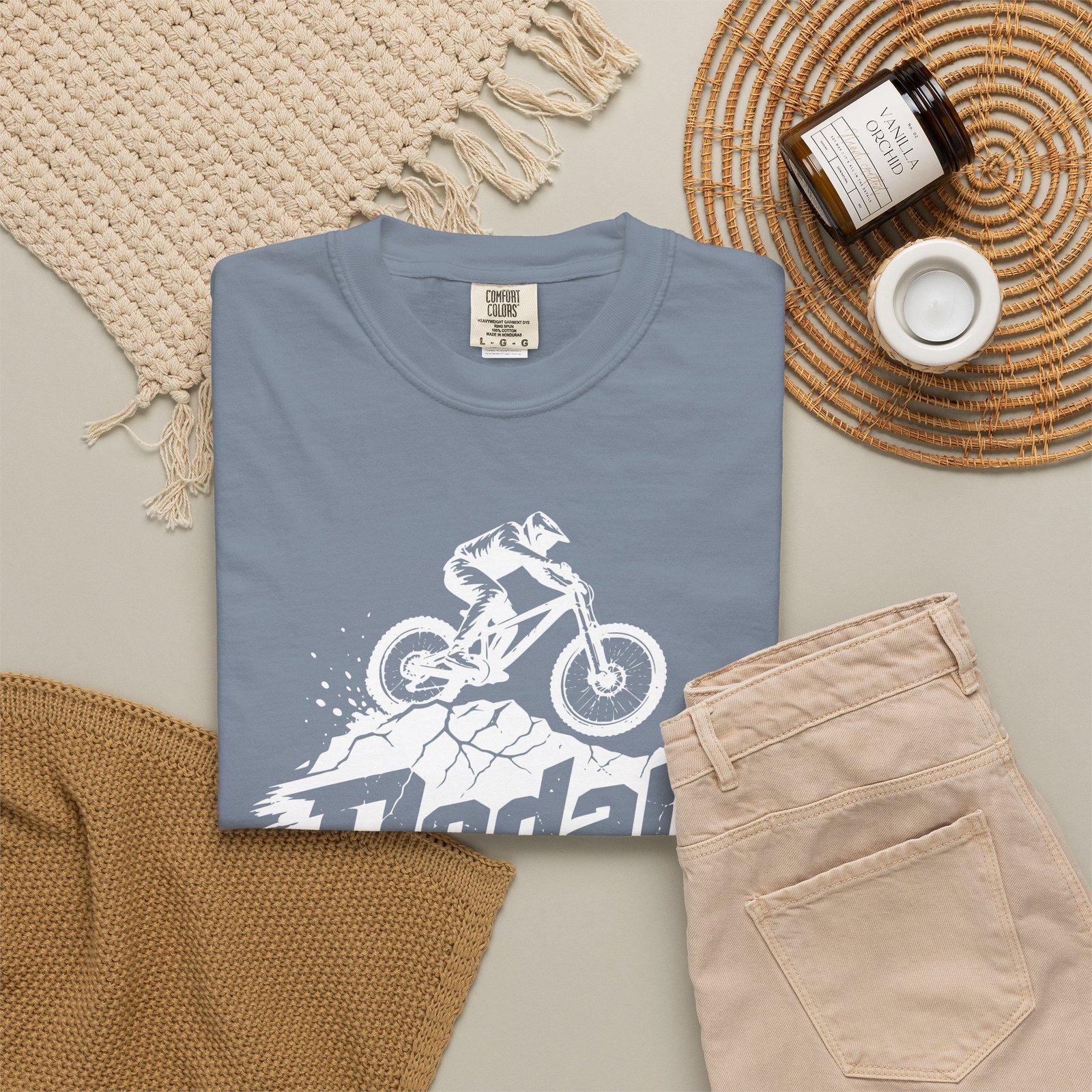 Pedal Crash Repeat Funny Mountain Biking MTB T-Shirt - Image 7