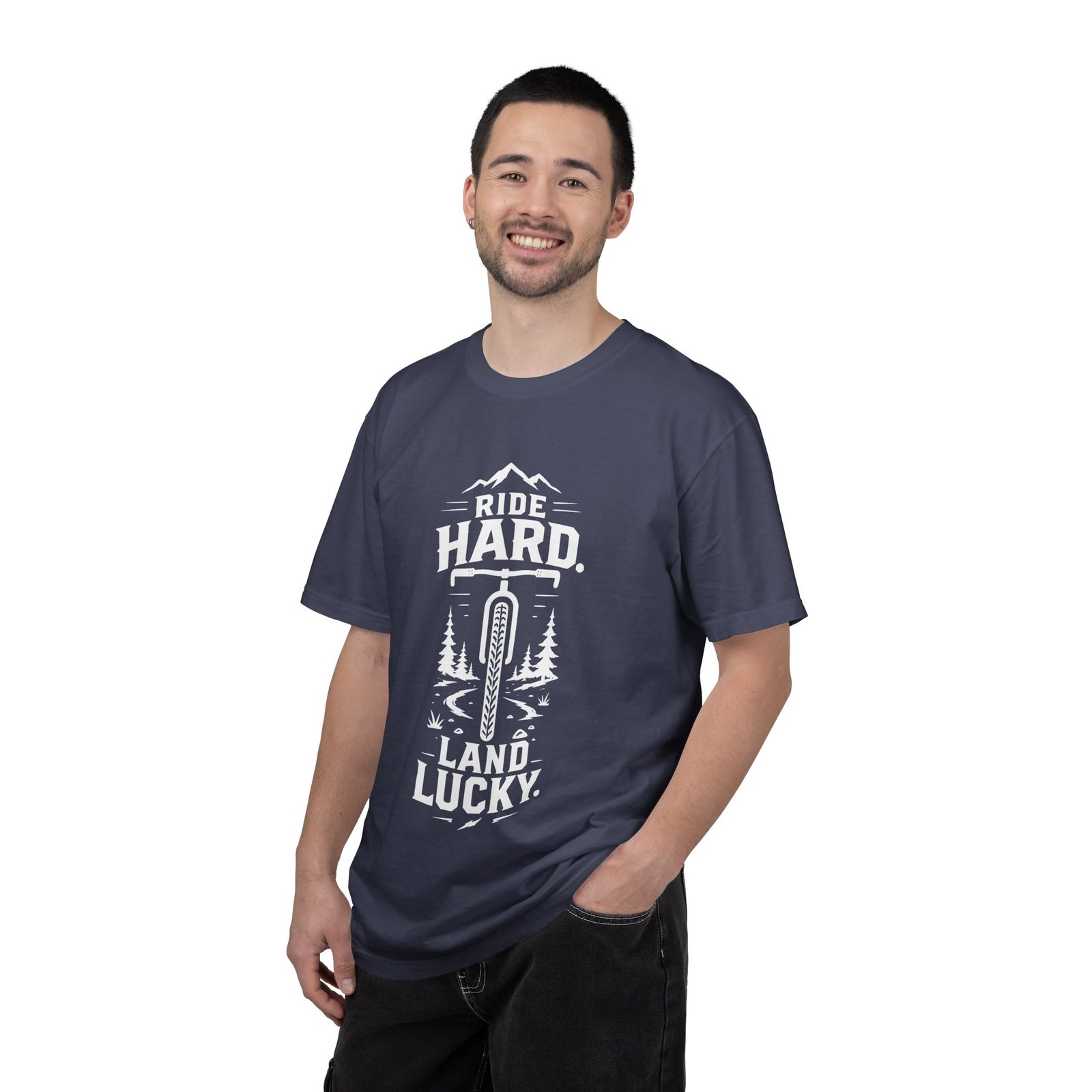 Ride Hard Mountain Bike T-Shirt - Image 9